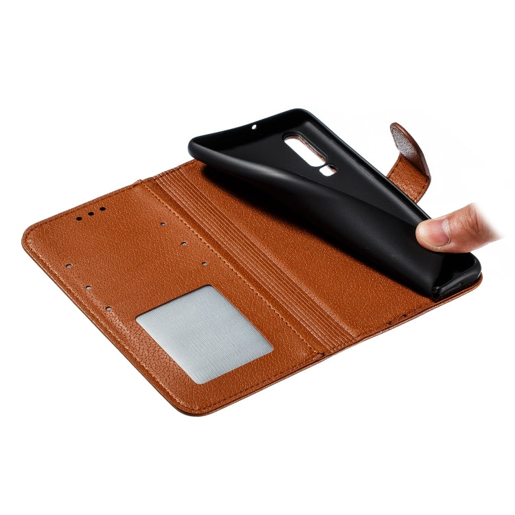 Feather Pattern Litchi Texture Horizontal Flip Leather Case with Wallet & Holder & Card Slots For Huawei P30