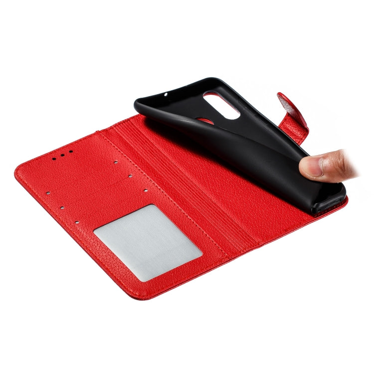 Feather Pattern Litchi Texture Horizontal Flip Leather Case with Wallet & Holder & Card Slots For Huawei P30 Lite
