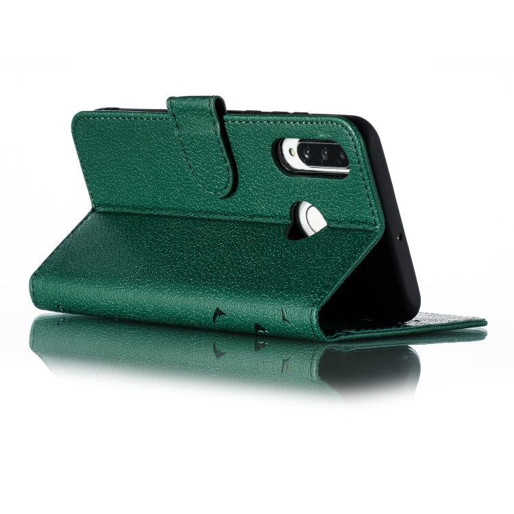 Feather Pattern Litchi Texture Horizontal Flip Leather Case with Wallet & Holder & Card Slots For Huawei P30 Lite