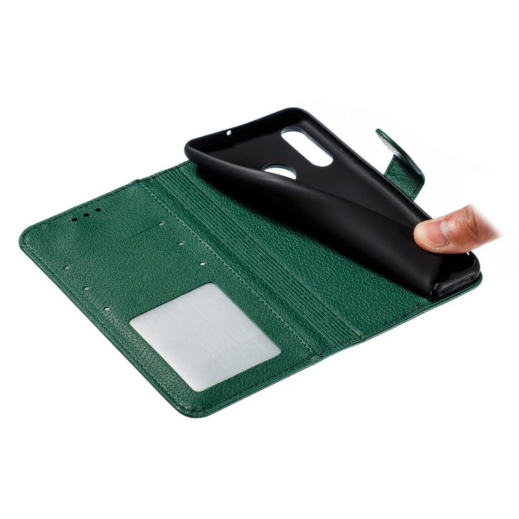 Feather Pattern Litchi Texture Horizontal Flip Leather Case with Wallet & Holder & Card Slots For Huawei P30 Lite