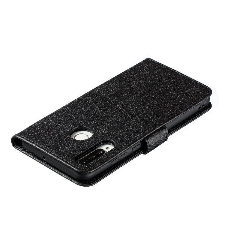 Feather Pattern Litchi Texture Horizontal Flip Leather Case with Wallet & Holder & Card Slots For Huawei P30 Lite