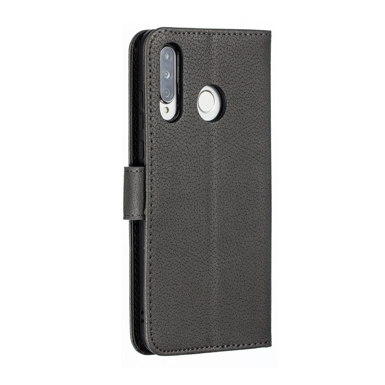 Feather Pattern Litchi Texture Horizontal Flip Leather Case with Wallet & Holder & Card Slots For Huawei P30 Lite