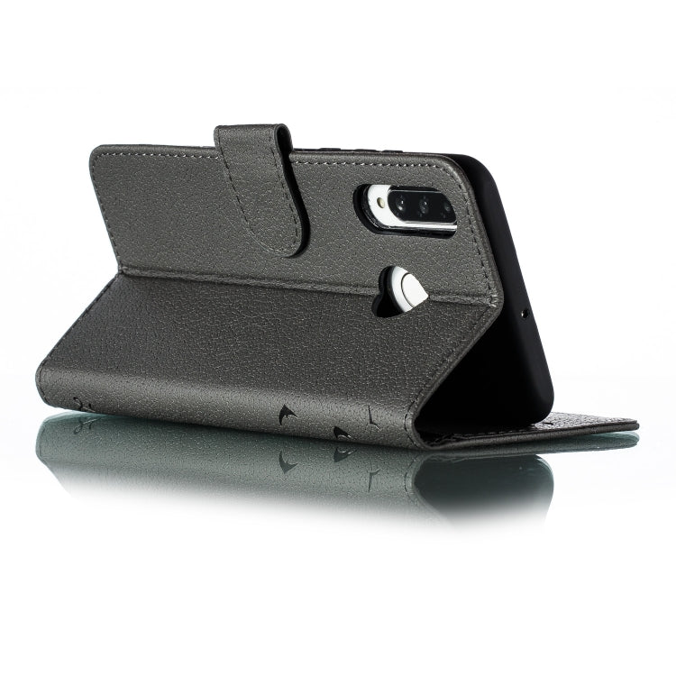 Feather Pattern Litchi Texture Horizontal Flip Leather Case with Wallet & Holder & Card Slots For Huawei P30 Lite