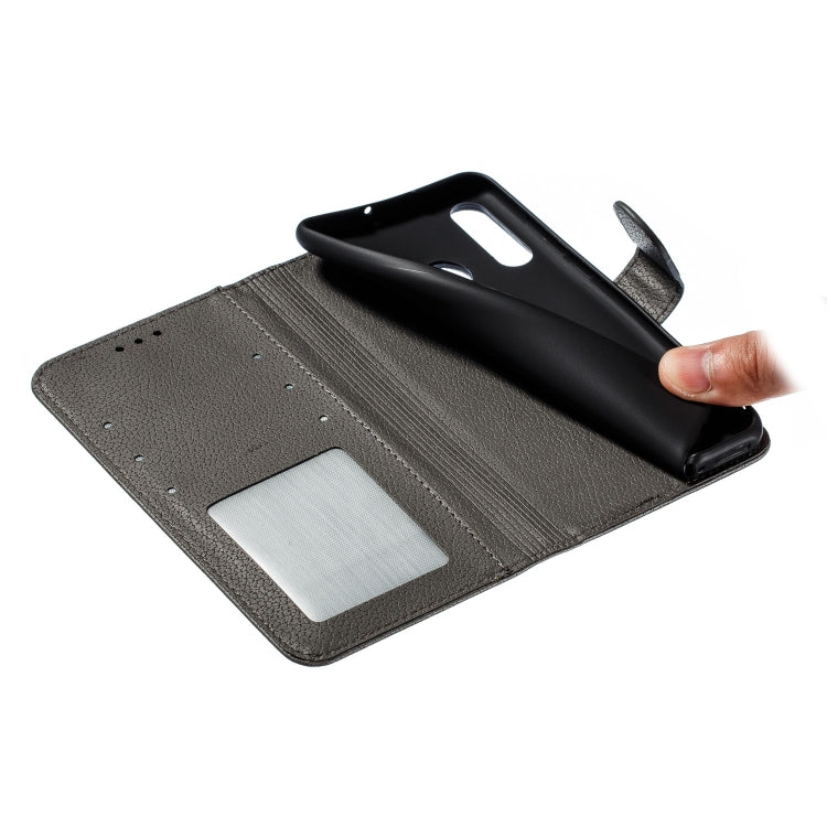 Feather Pattern Litchi Texture Horizontal Flip Leather Case with Wallet & Holder & Card Slots For Huawei P30 Lite