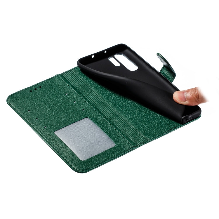Feather Pattern Litchi Texture Horizontal Flip Leather Case with Wallet & Holder & Card Slots For Huawei P30 Pro