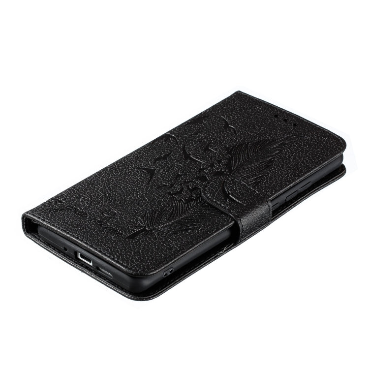 Feather Pattern Litchi Texture Horizontal Flip Leather Case with Wallet & Holder & Card Slots For Huawei P30 Pro
