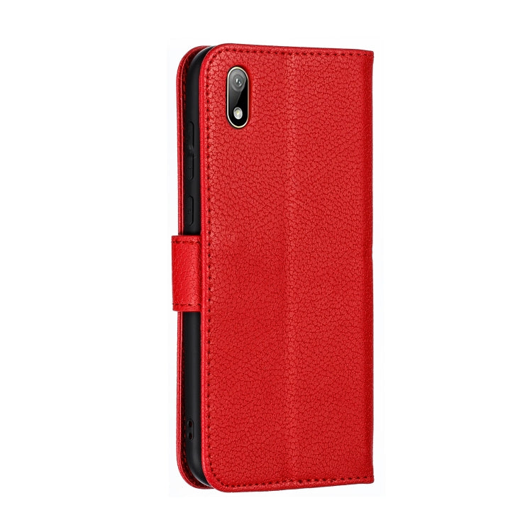 Feather Pattern Litchi Texture Horizontal Flip Leather Case with Wallet & Holder & Card Slots For Huawei Y5 (2019) / Honor 8S