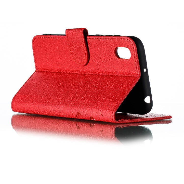 Feather Pattern Litchi Texture Horizontal Flip Leather Case with Wallet & Holder & Card Slots For Huawei Y5 (2019) / Honor 8S
