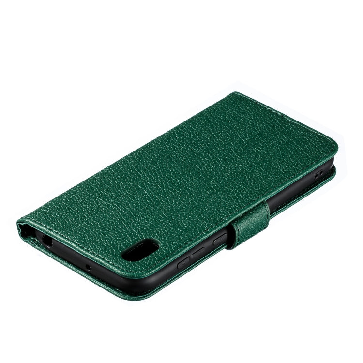 Feather Pattern Litchi Texture Horizontal Flip Leather Case with Wallet & Holder & Card Slots For Huawei Y5 (2019) / Honor 8S