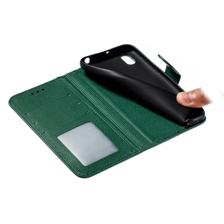 Feather Pattern Litchi Texture Horizontal Flip Leather Case with Wallet & Holder & Card Slots For Huawei Y5 (2019) / Honor 8S