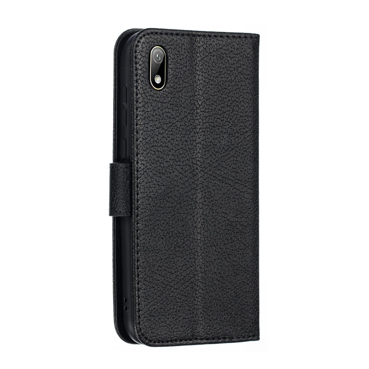 Feather Pattern Litchi Texture Horizontal Flip Leather Case with Wallet & Holder & Card Slots For Huawei Y5 (2019) / Honor 8S