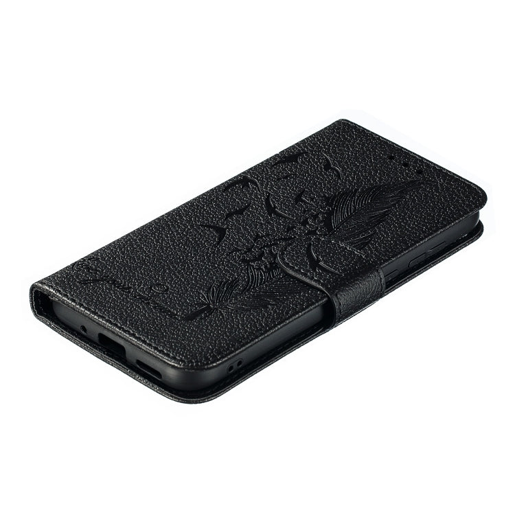 Feather Pattern Litchi Texture Horizontal Flip Leather Case with Wallet & Holder & Card Slots For Huawei Y5 (2019) / Honor 8S