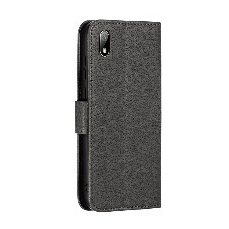 Feather Pattern Litchi Texture Horizontal Flip Leather Case with Wallet & Holder & Card Slots For Huawei Y5 (2019) / Honor 8S