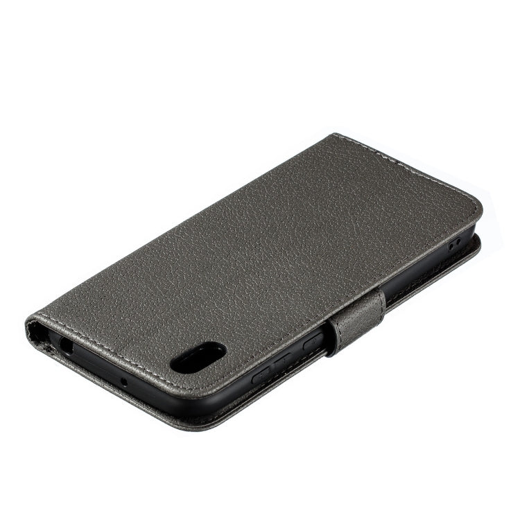 Feather Pattern Litchi Texture Horizontal Flip Leather Case with Wallet & Holder & Card Slots For Huawei Y5 (2019) / Honor 8S