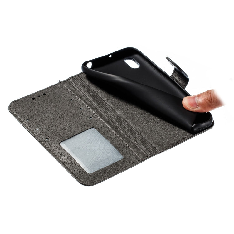 Feather Pattern Litchi Texture Horizontal Flip Leather Case with Wallet & Holder & Card Slots For Huawei Y5 (2019) / Honor 8S