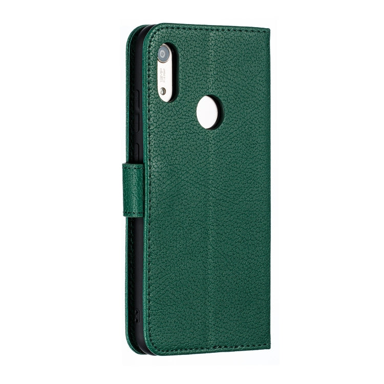 Feather Pattern Litchi Texture Horizontal Flip Leather Case with Wallet & Holder & Card Slots For Huawei Y6 (2019) / Honor Play 8A