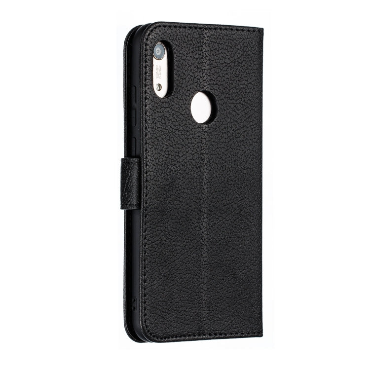 Feather Pattern Litchi Texture Horizontal Flip Leather Case with Wallet & Holder & Card Slots For Huawei Y6 (2019) / Honor Play 8A