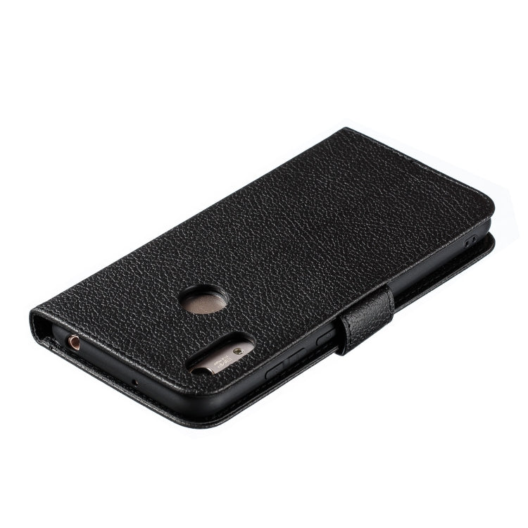 Feather Pattern Litchi Texture Horizontal Flip Leather Case with Wallet & Holder & Card Slots For Huawei Y6 (2019) / Honor Play 8A