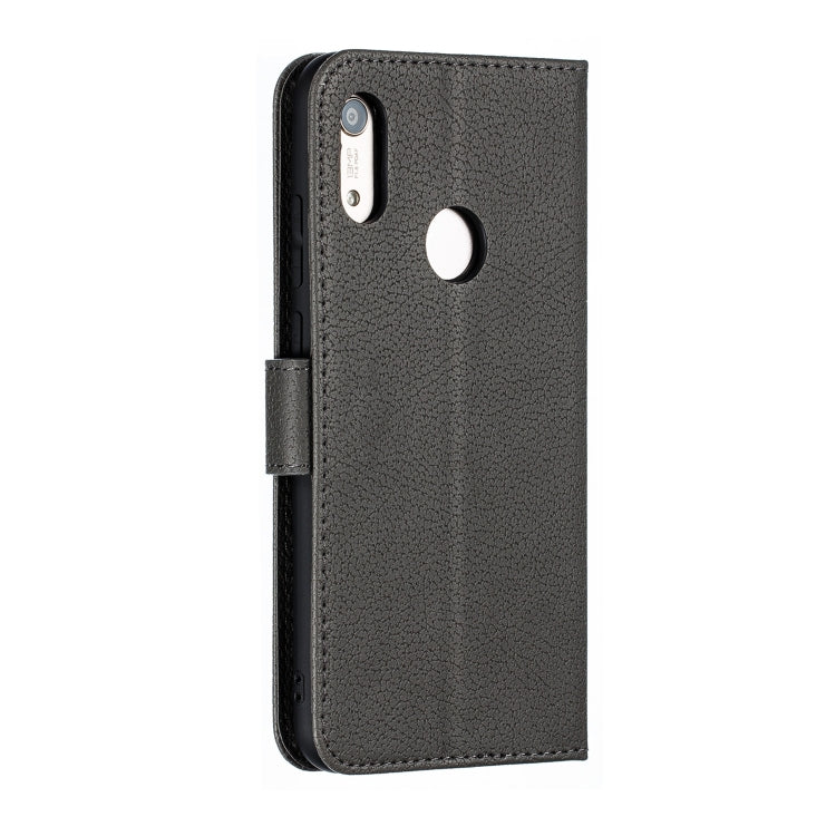 Feather Pattern Litchi Texture Horizontal Flip Leather Case with Wallet & Holder & Card Slots For Huawei Y6 (2019) / Honor Play 8A