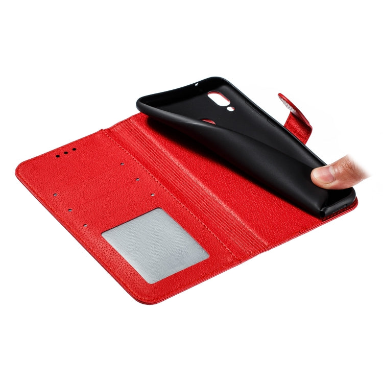 Feather Pattern Litchi Texture Horizontal Flip Leather Case with Wallet & Holder & Card Slots For Huawei Y9 (2019)