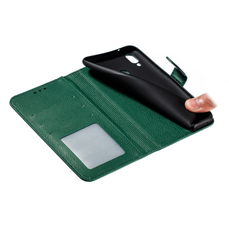 Feather Pattern Litchi Texture Horizontal Flip Leather Case with Wallet & Holder & Card Slots For Huawei Y9 (2019)