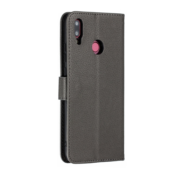 Feather Pattern Litchi Texture Horizontal Flip Leather Case with Wallet & Holder & Card Slots For Huawei Y9 (2019)
