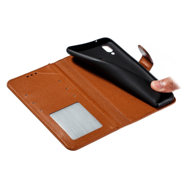 Feather Pattern Litchi Texture Horizontal Flip Leather Case with Wallet & Holder & Card Slots For Huawei Y9 (2019)