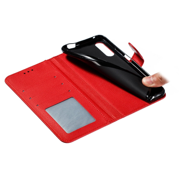 Feather Pattern Litchi Texture Horizontal Flip Leather Case with Wallet & Holder & Card Slots For Huawei Honor 9X Pro