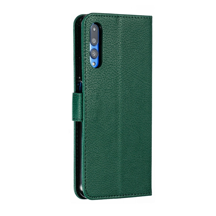 Feather Pattern Litchi Texture Horizontal Flip Leather Case with Wallet & Holder & Card Slots For Huawei Honor 9X Pro