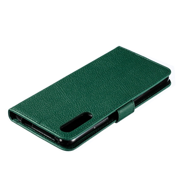 Feather Pattern Litchi Texture Horizontal Flip Leather Case with Wallet & Holder & Card Slots For Huawei Honor 9X Pro