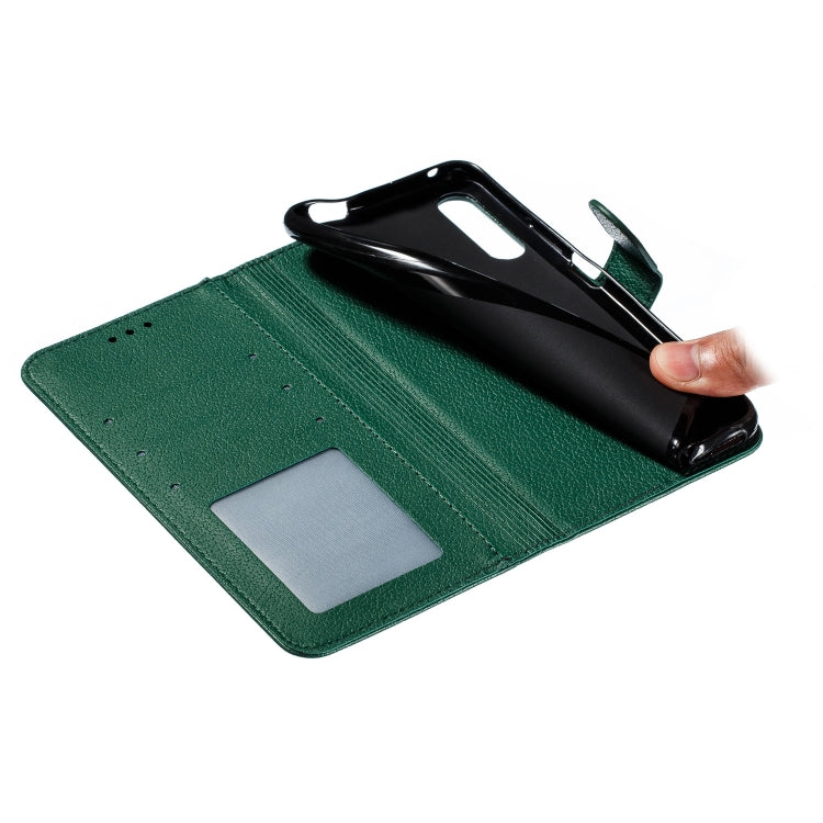 Feather Pattern Litchi Texture Horizontal Flip Leather Case with Wallet & Holder & Card Slots For Huawei Honor 9X Pro