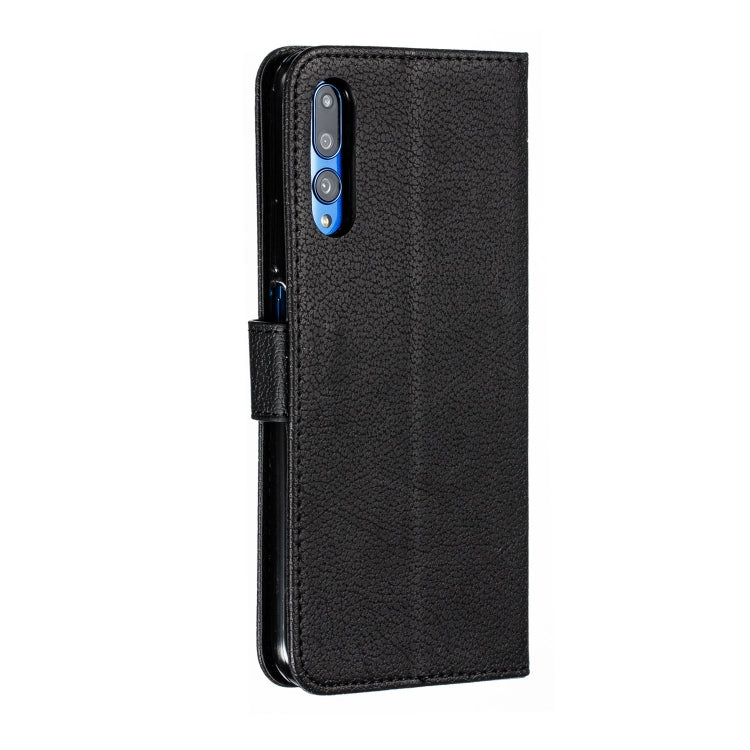 Feather Pattern Litchi Texture Horizontal Flip Leather Case with Wallet & Holder & Card Slots For Huawei Honor 9X Pro