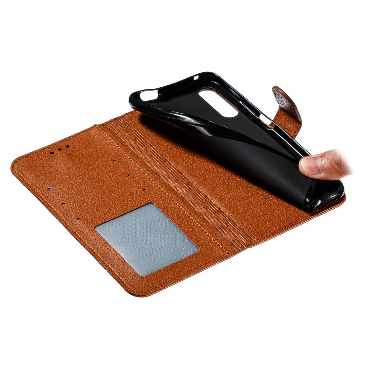 Feather Pattern Litchi Texture Horizontal Flip Leather Case with Wallet & Holder & Card Slots For Huawei Honor 9X Pro