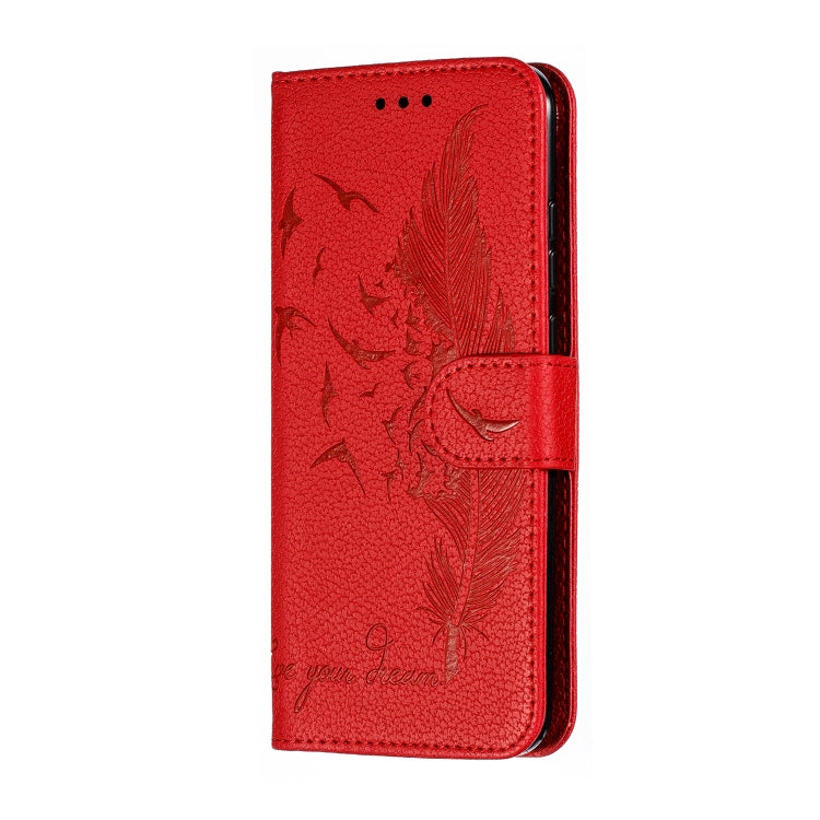 Feather Pattern Litchi Texture Horizontal Flip Leather Case with Wallet & Holder & Card Slots For Huawei Honor 10i / P Smart+ 2019 / Honor 20i / Honor 10 Lite