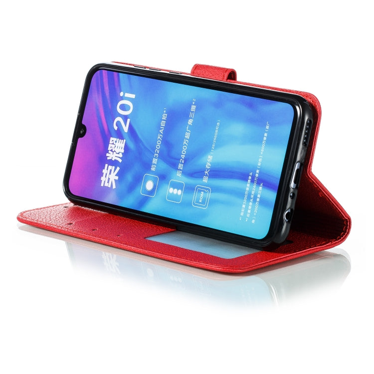Feather Pattern Litchi Texture Horizontal Flip Leather Case with Wallet & Holder & Card Slots For Huawei Honor 10i / P Smart+ 2019 / Honor 20i / Honor 10 Lite