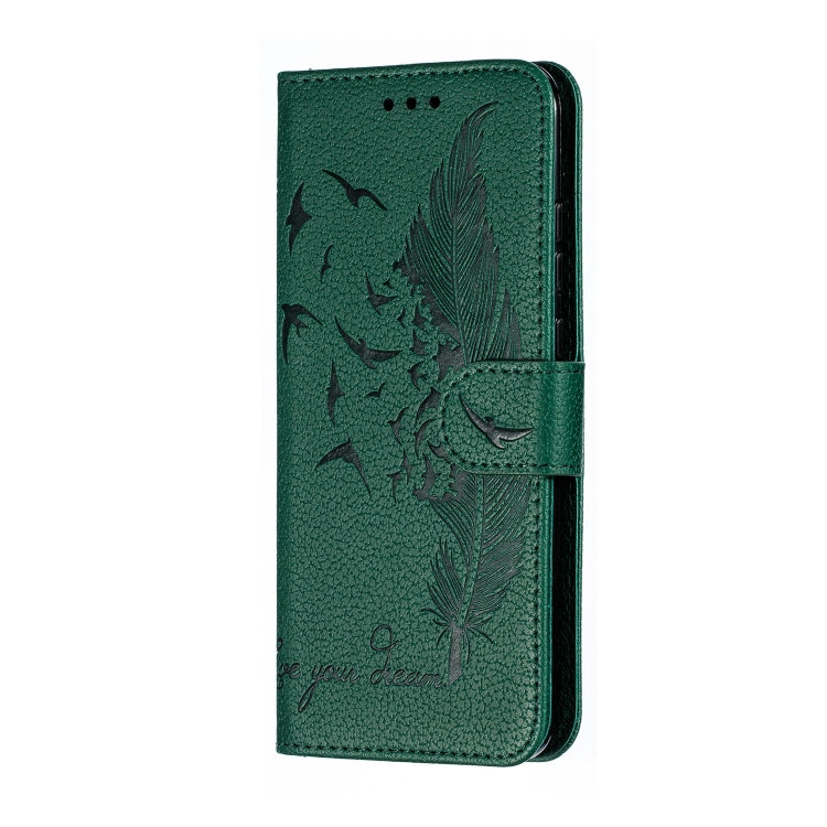 Feather Pattern Litchi Texture Horizontal Flip Leather Case with Wallet & Holder & Card Slots For Huawei Honor 10i / P Smart+ 2019 / Honor 20i / Honor 10 Lite