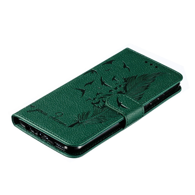 Feather Pattern Litchi Texture Horizontal Flip Leather Case with Wallet & Holder & Card Slots For Huawei Honor 10i / P Smart+ 2019 / Honor 20i / Honor 10 Lite