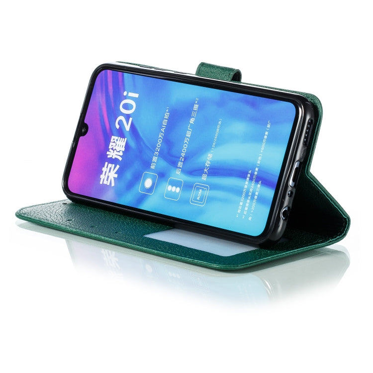 Feather Pattern Litchi Texture Horizontal Flip Leather Case with Wallet & Holder & Card Slots For Huawei Honor 10i / P Smart+ 2019 / Honor 20i / Honor 10 Lite