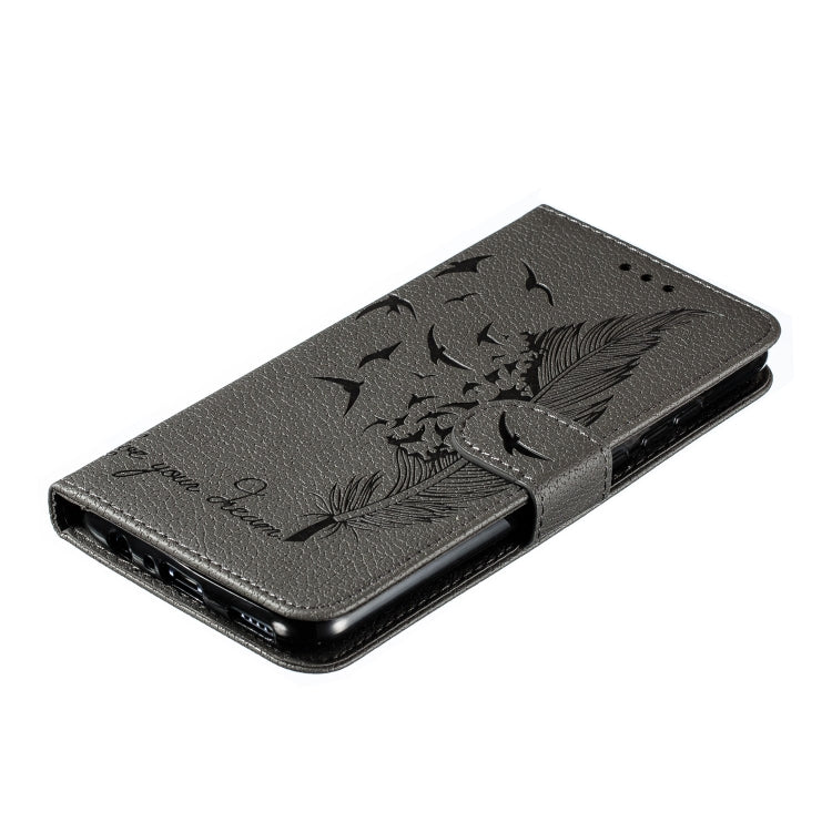 Feather Pattern Litchi Texture Horizontal Flip Leather Case with Wallet & Holder & Card Slots For Huawei Honor 10i / P Smart+ 2019 / Honor 20i / Honor 10 Lite