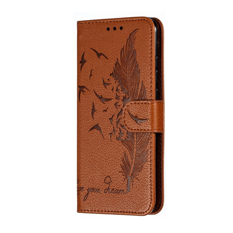 Feather Pattern Litchi Texture Horizontal Flip Leather Case with Wallet & Holder & Card Slots For Huawei Honor 10i / P Smart+ 2019 / Honor 20i / Honor 10 Lite