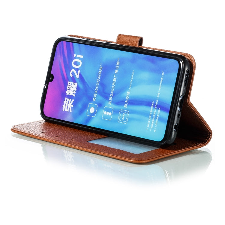 Feather Pattern Litchi Texture Horizontal Flip Leather Case with Wallet & Holder & Card Slots For Huawei Honor 10i / P Smart+ 2019 / Honor 20i / Honor 10 Lite