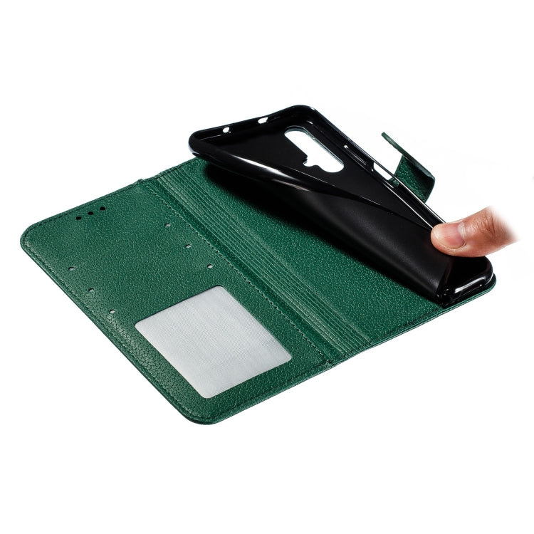 Feather Pattern Litchi Texture Horizontal Flip Leather Case with Wallet & Holder & Card Slots For Huawei Honor 20