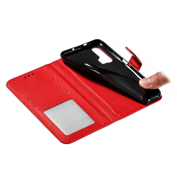 Feather Pattern Litchi Texture Horizontal Flip Leather Case with Wallet & Holder & Card Slots For Huawei Honor 20 Pro
