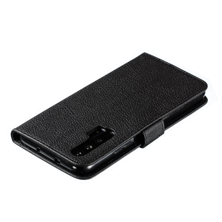 Feather Pattern Litchi Texture Horizontal Flip Leather Case with Wallet & Holder & Card Slots For Huawei Honor 20 Pro