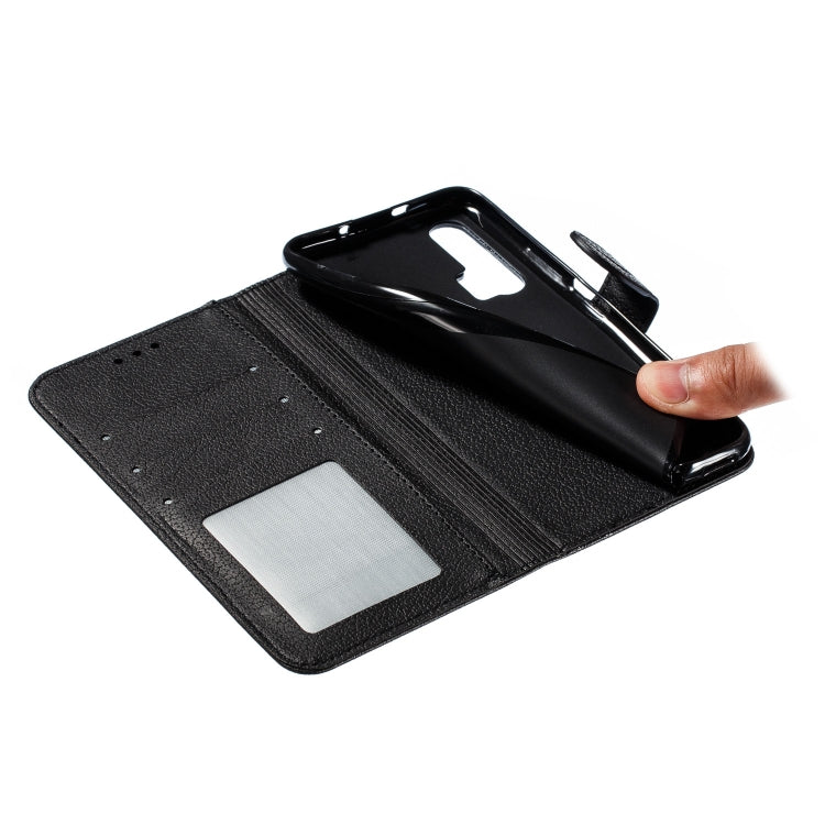 Feather Pattern Litchi Texture Horizontal Flip Leather Case with Wallet & Holder & Card Slots For Huawei Honor 20 Pro
