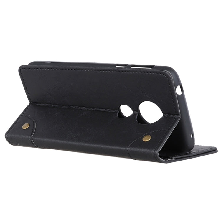 Copper Buckle Retro Crazy Horse Texture Horizontal Flip Leather Case with Holder & Card Slots & Wallet for Nokia 6.2 / 7.2