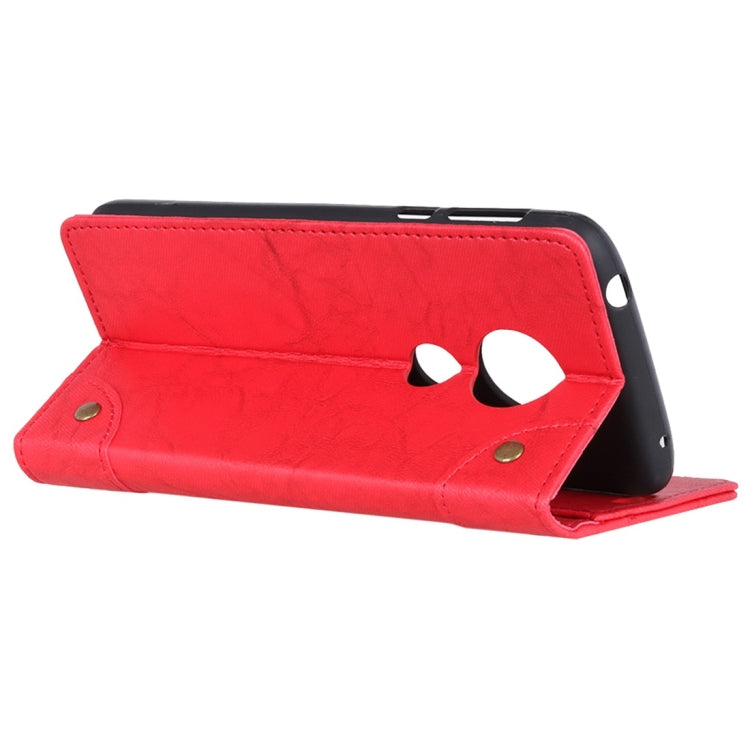 Copper Buckle Retro Crazy Horse Texture Horizontal Flip Leather Case with Holder & Card Slots & Wallet for Nokia 6.2 / 7.2