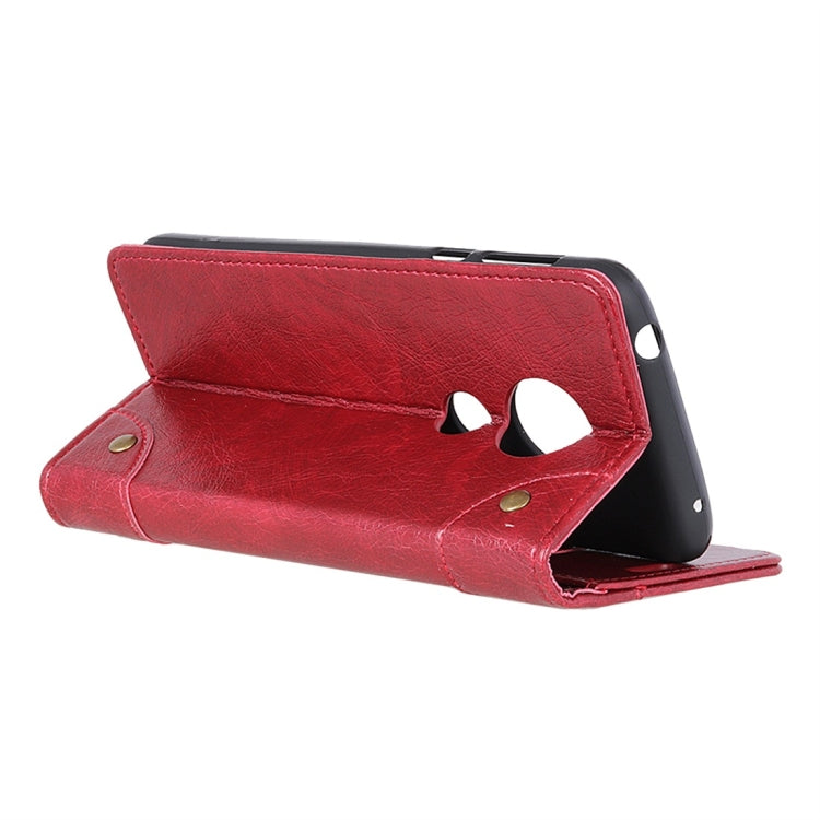 Copper Buckle Nappa Texture Horizontal Flip Leather Case with Holder & Card Slots & Wallet for Nokia 6.2 / 7.2