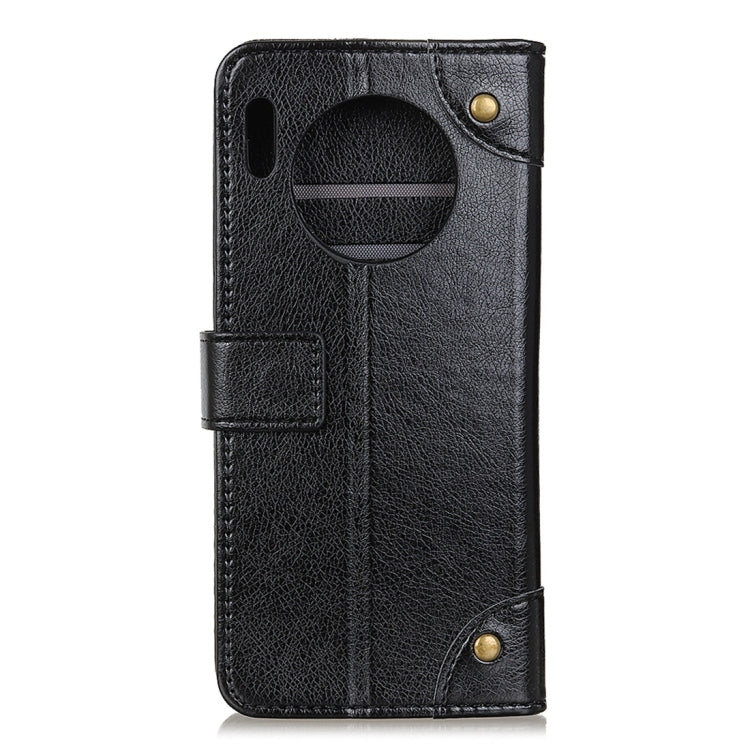 Copper Buckle Nappa Texture Horizontal Flip Leather Case with Holder & Card Slots & Wallet for Huawei Mate 30 Pro
