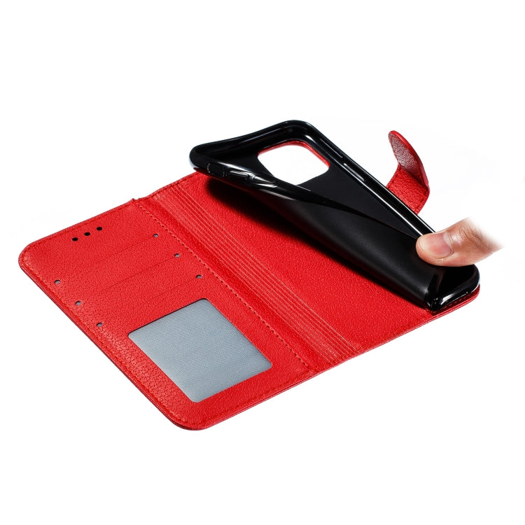 For iPhone 11 Pro Feather Pattern Litchi Texture Horizontal Flip Leather Case with Wallet & Holder & Card Slots